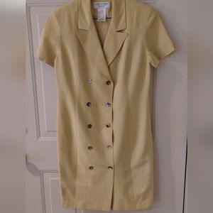 Double breasted coat style dress